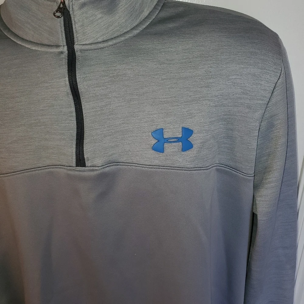 Men’s Under Armour 1/4 Zip Fleece Pullover 2XL - Picture 2 of 5